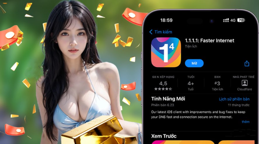 Hình ảnh quảng cáo của winbet8 hiển thị nền tảng và các lợi ích